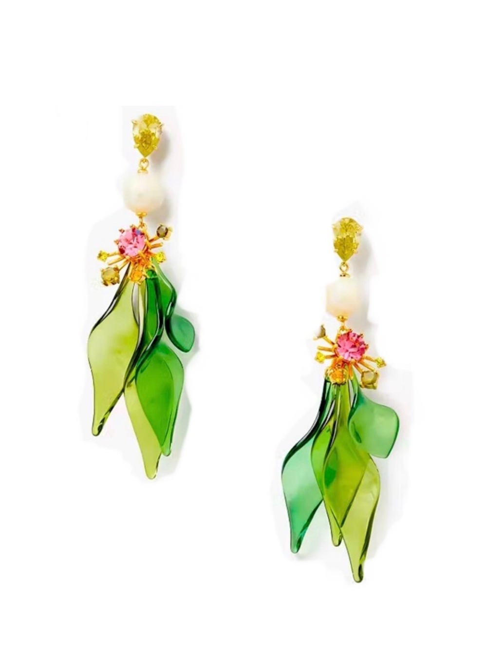 KATE SPADE NEW YORK ♠️ Rooftop Garden Statement Earrings 🌷💐